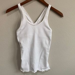 Spiritual Gangster | White ribbed support tank